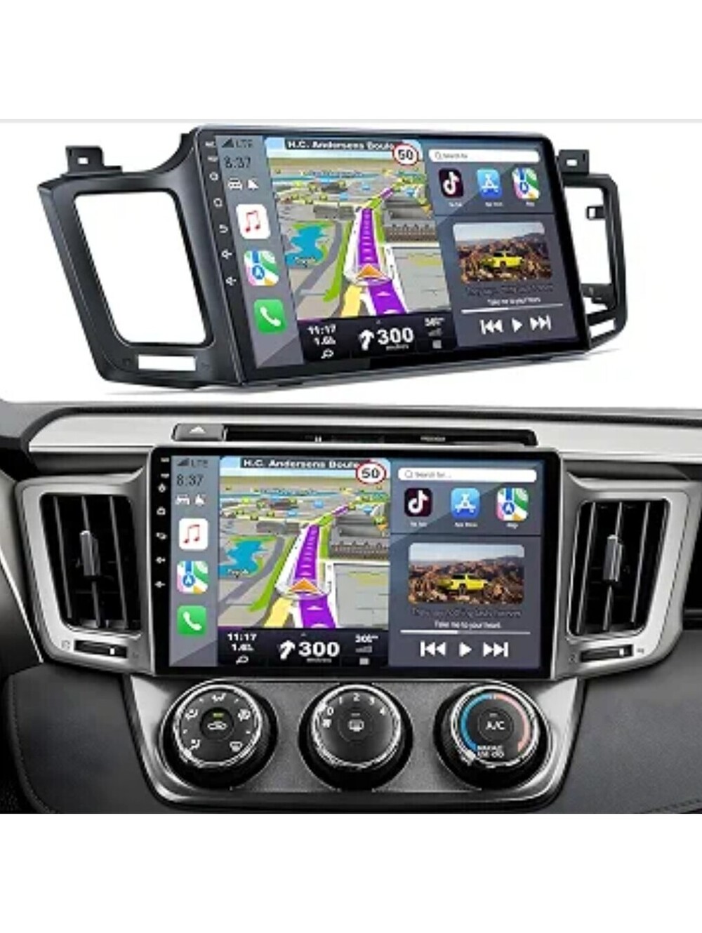 2013–2018 Toyota RAV4 10.2" Android 15 Car Stereo with Wireless CarPlay & Auto